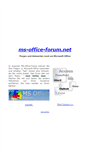 Mobile Screenshot of ms-office-forum.de